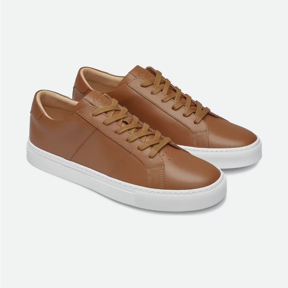 GREATS The Royale Brown Leather Men's Sneakers